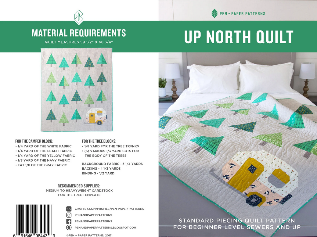 Pen + Paper Patterns Up North Quilt Pattern