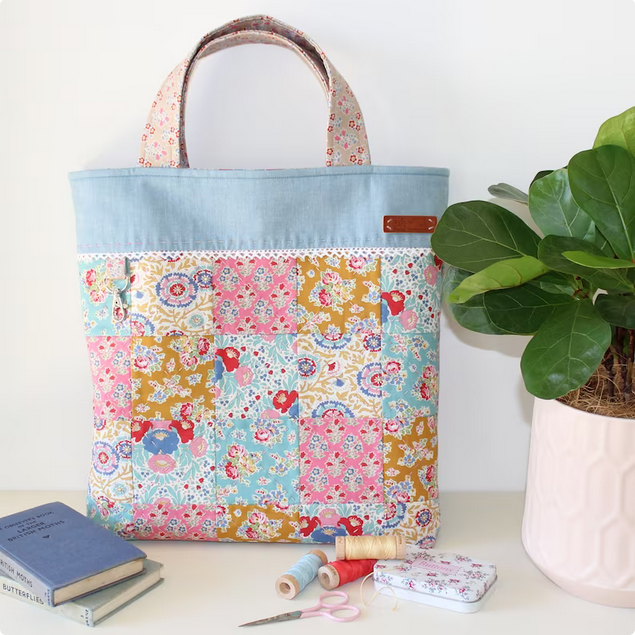 Clara Tote Bag Sewing Pattern by Molly and Mama