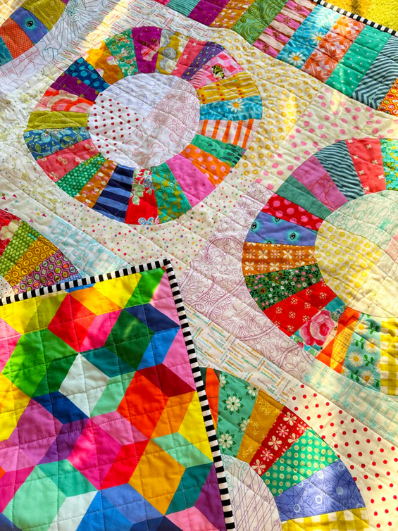 Wheels of Fortune Quilt Pattern by Emma Jean Jansen