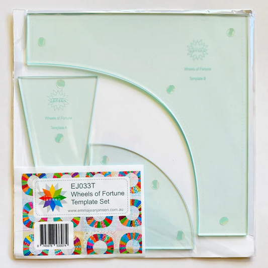 Wheels of Fortune Acrylic Template Set by Emma Jean Jansen