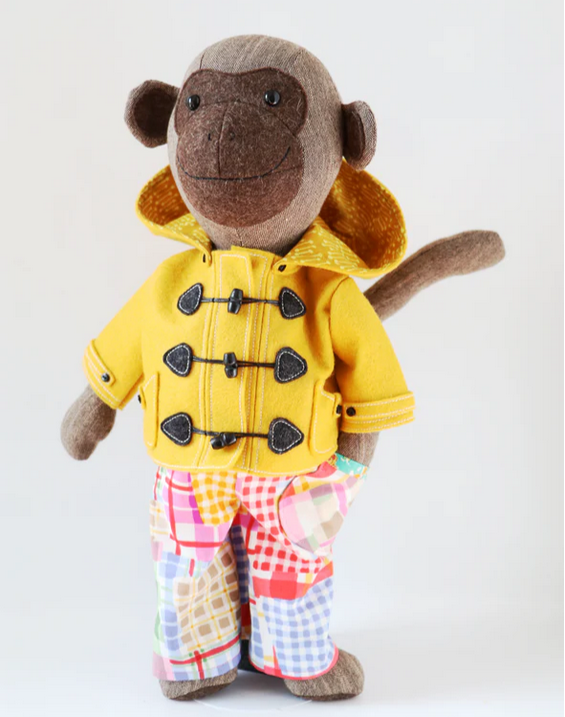 Archie: Monkey Sewing Pattern by Jodie Carleton of RicRac