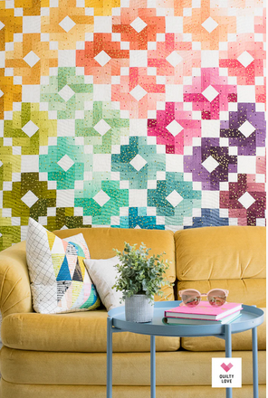 Ombre Gems Paper Pattern by Quilty Love