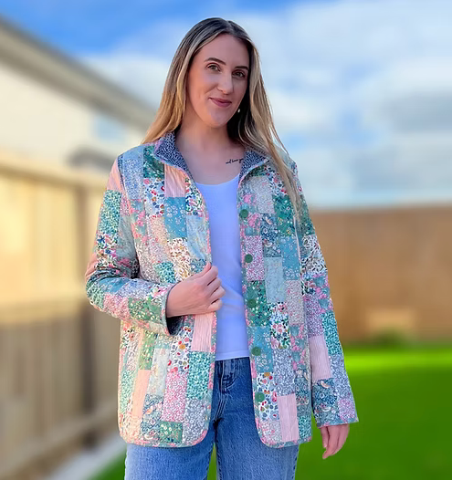Laura Patchwork Jacket by Melly and Me