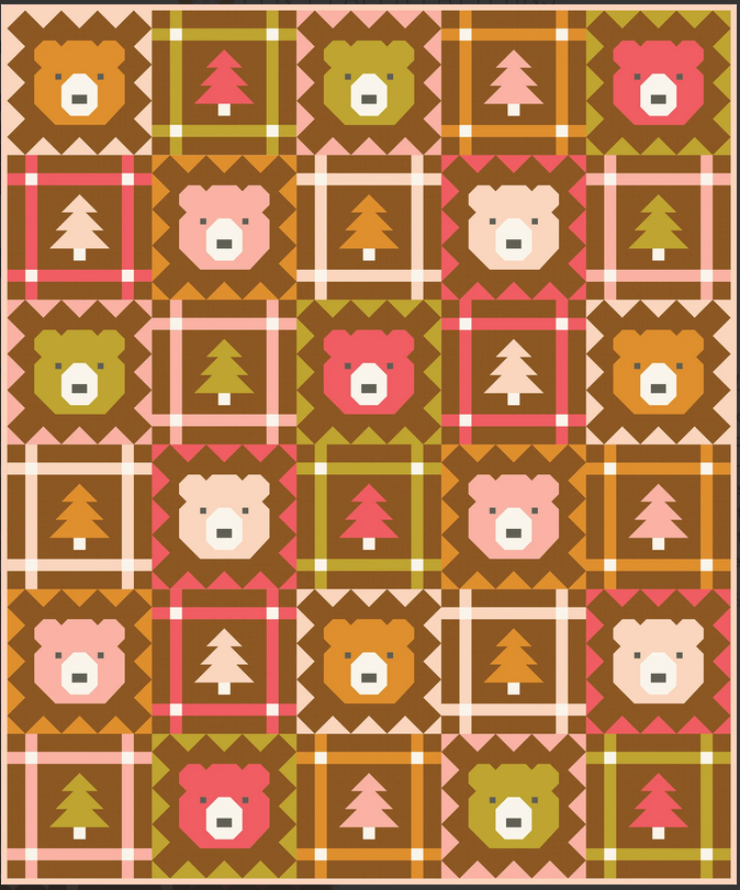 Pen + Paper Patterns Grizzly Grove Quilt Pattern