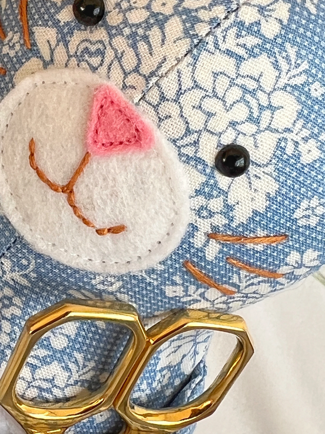 The Cat's Meow Pincushion Pattern by Jodie Carleton of RicRac