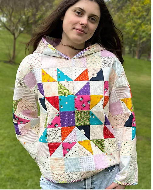 Lexi Patchwork Hoodie by Melly and Me