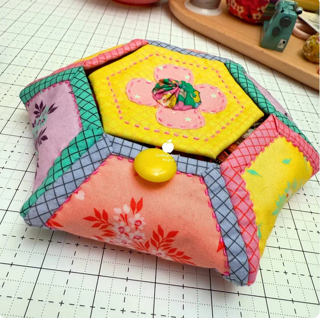 Blossie Basket Pattern and Templates by Nic Vaughan - Craftapalooza Designs