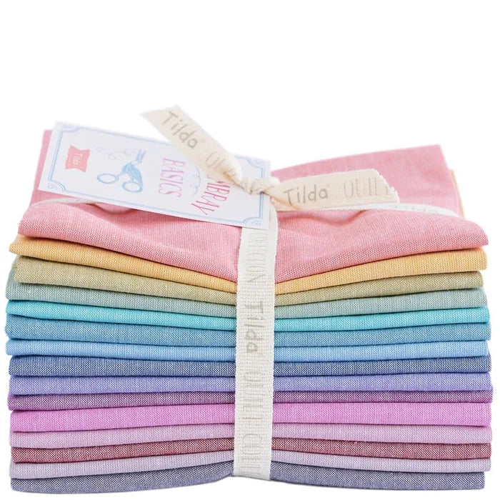 Tilda Chambray Fat Quarter Bundle of 15 Fat Quarters