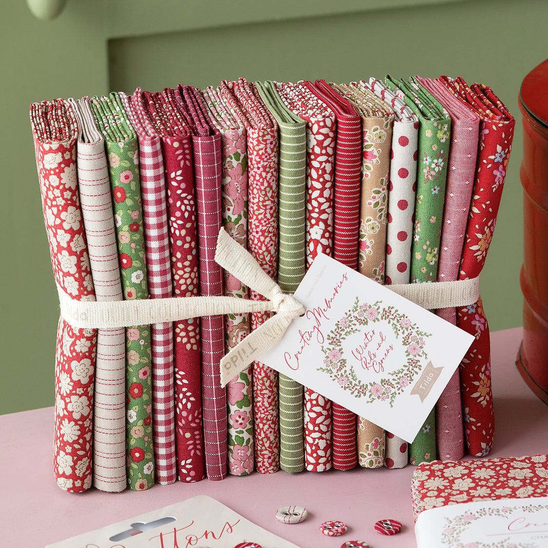 Winter 16 Fat Quarter Bundle - Tilda Creating Memories